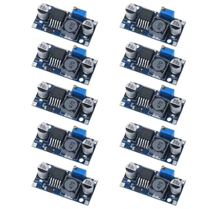 10PCS LM2596 DC-DC Buck Converter Step Down Module, 3.0-40V to 1.5-35V Adjustable Voltage Regulator Power Supply 10PCS LM2596 DC-DC Buck Converter Step Down Module, 3.0-40V to 1.5-35V Adjustable Voltage Regulator Power Supply