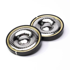 Titanium Diaphragm Headphone Speaker Driver - Compatible with Logitech G Pro X, AKG K371 K361 K545, Sennheiser HD380 PRO, Hyperx Cloud Revolver Headphones - 50mm Diameter, 32 Ohms Impedance Titanium Diaphragm Headphone Speaker Driver - Compatible with Logitech G Pro X, AKG K371 K361 K545, Sennheiser HD380 PRO, Hyperx Cloud Revolver Headphones - 50mm Diameter, 32 Ohms Impedance