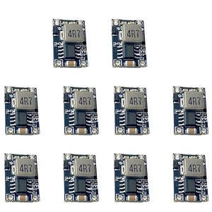10-Pack 3.3V Regulator, Mini Buck Converter, 1.8A 4.5-24V input, compact 17.5x12.3x4.3mm, for DIY power supply and step-down voltage projects 10-Pack 3.3V Regulator, Mini Buck Converter, 1.8A 4.5-24V input, compact 17.5x12.3x4.3mm, for DIY power supply and step-down voltage projects