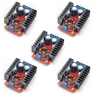 5PCS 150W DC-DC 10-32V to 12-35V Step Up Boost Converter Module Adjustable Power Voltage 5PCS 150W DC-DC 10-32V to 12-35V Step Up Boost Converter Module Adjustable Power Voltage