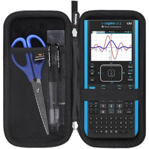 Case Compatible with Texas Instruments TI-Nspire CX II CAS Color Graphing Calculator, Storage Portable Bag for Accessories -Black (Case Only) Case Compatible with Texas Instruments TI-Nspire CX II CAS Color Graphing Calculator, Storage Portable Bag for Accessories -Black (Case Only)