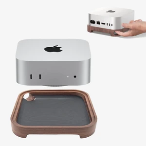 Mac mini M4 Stand, Cooling Mount with Dust Filter Mesh - Latest Dustproof Dock, Wooden Cooling Stand for Mac mini M4 Pro Accessories - New Power Button Within Reach (Pro) Mac mini M4 Stand, Cooling Mount with Dust Filter Mesh - Latest Dustproof Dock, Wooden Cooling Stand for Mac mini M4 Pro Accessories - New Power Button Within Reach (Pro)