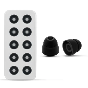 Headset Replacement Ear Tips, Silicone Earbuds Compatible with 2.4GHz in Ear Wireless TV Headsets (Black, 5 Pairs) Headset Replacement Ear Tips, Silicone Earbuds Compatible with 2.4GHz in Ear Wireless TV Headsets (Black, 5 Pairs)