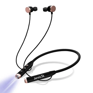 Flashlight Wireless Headphone Neckband Reading Light with Bluetooth Earbuds (Black) Flashlight Wireless Headphone Neckband Reading Light with Bluetooth Earbuds (Black)