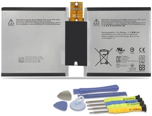 G3HTA003H Batteryfor Microsoft MSK-1645 Surface 3 10.8" Surface 3 1645 Tablet G3HTA004H G3HTA007H Installation Tools 3.78V 7270mAh 27.5Wh with Tools, Perfect Compatibility, Extended runtime G3HTA003H Batteryfor Microsoft MSK-1645 Surface 3 10.8" Surface 3 1645 Tablet G3HTA004H G3HTA007H Installation Tools 3.78V 7270mAh 27.5Wh with Tools, Perfect Compatibility, Extended runtime