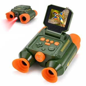 Binoculars for Kids with Camera & Night Vision, 48MP Photos 1080P Video 10X Zoom, 2.4" IPS Screen, 850nm Night Vision, 20+ Learning Games, STEM Outdoor Toys Gifts for Kids Ages 4-8-12, Green Binoculars for Kids with Camera & Night Vision, 48MP Photos 1080P Video 10X Zoom, 2.4" IPS Screen, 850nm Night Vision, 20+ Learning Games, STEM Outdoor Toys Gifts for Kids Ages 4-8-12, Green