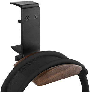 Walnut Headphone Holder with Metal Desk Clamp, Walnut Headband Rest Headset Hanger, Space-Saving Under Desk Mount for AirPods Max, Sony WH-1000XM Series and Other Over-Ear Headphones Walnut Headphone Holder with Metal Desk Clamp, Walnut Headband Rest Headset Hanger, Space-Saving Under Desk Mount for AirPods Max, Sony WH-1000XM Series and Other Over-Ear Headphones