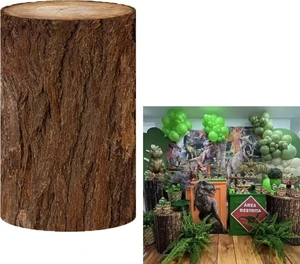 Vintage Wooden Pedestal Covers for Birthday Party Decoration Wood Grainy Texture Plinth Cover Wedding Bridal Shower Photography Baptism Communion Cylinder Cover Props NO-236-D40H90 Vintage Wooden Pedestal Covers for Birthday Party Decoration Wood Grainy Texture Plinth Cover Wedding Bridal Shower Photography Baptism Communion Cylinder Cover Props NO-236-D40H90