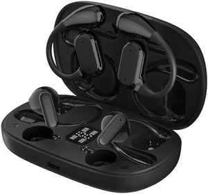 EarSwitch 4in1 Duo TWS Wireless Earbuds, Bluetooth 5.4 Open-Ear & in-Ear Headphones, Dual Earbud Sets in One Case, 20H Playtime, LED Display, Ultra Bass, Touch Control, Sport & Gym (Black) EarSwitch 4in1 Duo TWS Wireless Earbuds, Bluetooth 5.4 Open-Ear & in-Ear Headphones, Dual Earbud Sets in One Case, 20H Playtime, LED Display, Ultra Bass, Touch Control, Sport & Gym (Black)