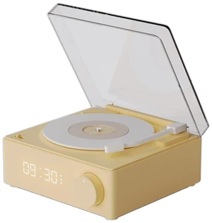 Vintage Vinyl Record Player Style Bluetooth Speaker Phonograph Style Retro Bluetooth Speaker Yellow Cute Look Gift for Girls Good Bass Enhancement Loud Volume Vintage Vinyl Record Player Style Bluetooth Speaker Phonograph Style Retro Bluetooth Speaker Yellow Cute Look Gift for Girls Good Bass Enhancement Loud Volume