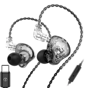 TRN MT1 in Ear Monitor Earbuds, TRN MT1 in-Ear Earbud with 10mm Composite Magnetic Dynamic in-Ear Earphone Headphones HiFi Headset with Detachable C Pin 0.75MM Cable(Type-C with mic, Grey) TRN MT1 in Ear Monitor Earbuds, TRN MT1 in-Ear Earbud with 10mm Composite Magnetic Dynamic in-Ear Earphone Headphones HiFi Headset with Detachable C Pin 0.75MM Cable(Type-C with mic, Grey)