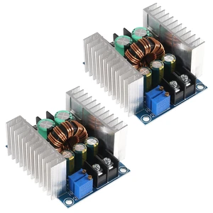 2PCS 20A 300W CC CV Step Down Module Adjustable DC 6-40V to 1.2-36V Voltage Regulator Buck Converter Constant Current Power Module Charging LED Drive with Short Circuit Protection 2PCS 20A 300W CC CV Step Down Module Adjustable DC 6-40V to 1.2-36V Voltage Regulator Buck Converter Constant Current Power Module Charging LED Drive with Short Circuit Protection