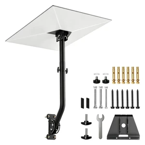 Starlink Roof Mount for 4/4x,360° Adjustable Heavy Duty Bracket Kit Wall Roof Mount Compatible with Starlink Gen 3 V3, Aluminum Adapter Telescoping Arm, Weatherproof for Concrete Wood Eaves Starlink Roof Mount for 4/4x,360° Adjustable Heavy Duty Bracket Kit Wall Roof Mount Compatible with Starlink Gen 3 V3, Aluminum Adapter Telescoping Arm, Weatherproof for Concrete Wood Eaves
