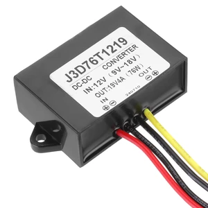 DC 12V to DC 19V Power Converter 4A 76W Step UP Converter Voltage Regulator IP67 Waterproof Transformer Power Supply Module Power Adapter for Car Truck Solar System DC 12V to DC 19V Power Converter 4A 76W Step UP Converter Voltage Regulator IP67 Waterproof Transformer Power Supply Module Power Adapter for Car Truck Solar System