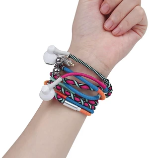 Nylon Braided Tangle Free in Ear Headphones - Colorful Wraps Wired Earbuds Bracelet with Microphone High Definition Compatible with iPhone, iPad, Mac, Laptop Android Samsung (7#) Nylon Braided Tangle Free in Ear Headphones - Colorful Wraps Wired Earbuds Bracelet with Microphone High Definition Compatible with iPhone, iPad, Mac, Laptop Android Samsung (7#)