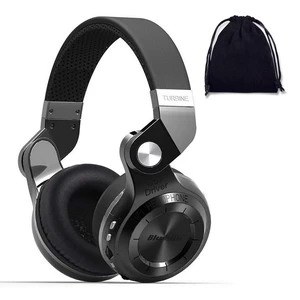 Bluetooth Headphones Over Ear, Lightweight Rotary Folding Wireless Headphones with Micro 40 H Music Time Headset with SD Card Slot/FM Radio and Storage Bag (Black T2+) Bluetooth Headphones Over Ear, Lightweight Rotary Folding Wireless Headphones with Micro 40 H Music Time Headset with SD Card Slot/FM Radio and Storage Bag (Black T2+)