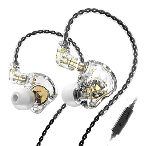 TRN MT1 HiFi Earbuds with 10mm Composite Magnetic Dynamic Driver, Transparent, Mic, Sport Running Earphones TRN MT1 HiFi Earbuds with 10mm Composite Magnetic Dynamic Driver, Transparent, Mic, Sport Running Earphones