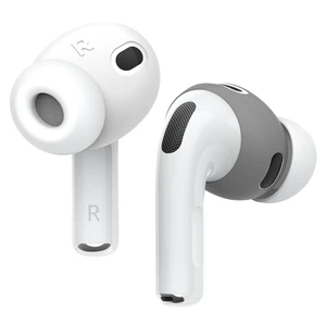 Ear Tips Cover for AirPods Pro 3, Fit in the Case (2 Pairs) Anti Slip Silicone Cover, Anti Scratches, Protection, Grip, Perfect Fit, Ultra Slim, Full Access (Dark Grey & White) Ear Tips Cover for AirPods Pro 3, Fit in the Case (2 Pairs) Anti Slip Silicone Cover, Anti Scratches, Protection, Grip, Perfect Fit, Ultra Slim, Full Access (Dark Grey & White)