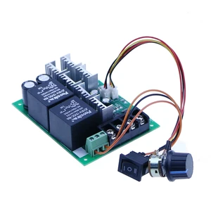 High-Power 40A DC Motor Speed Controller, 12V 24V 36V 48V Reversing, Governor, Reversing Switch High-Power 40A DC Motor Speed Controller, 12V 24V 36V 48V Reversing, Governor, Reversing Switch