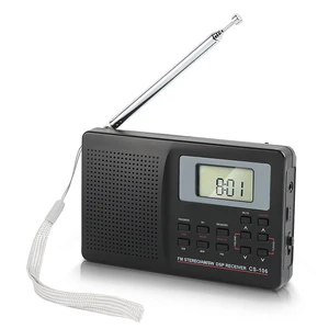 CS106 Portable Radio, Mini FM/AM/SW/MW/LW/TV Full Band Receiver Radio Worldwide Broadcast Radio with 3.5MM Earphone for Knowing to News, Entertainment Black CS106 Portable Radio, Mini FM/AM/SW/MW/LW/TV Full Band Receiver Radio Worldwide Broadcast Radio with 3.5MM Earphone for Knowing to News, Entertainment Black