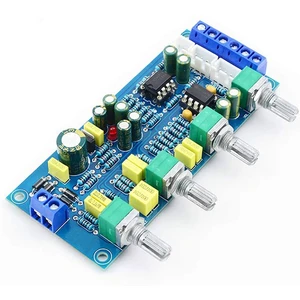 NE5532 OP-AMP HiFi Preamplifier Pre Amplifier Bass Treble Balance Volume Tone Control Board NE5532 OP-AMP HiFi Preamplifier Pre Amplifier Bass Treble Balance Volume Tone Control Board