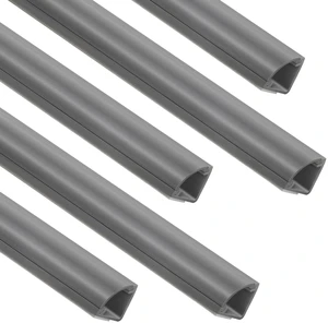 85in Corner Cable Concealer, One-Cord Corner Duct, Paintable Corner Cord Cover, Cable Management Channel for Wall Corner, Floor Baseboard, Ceiling, Grey 85in Corner Cable Concealer, One-Cord Corner Duct, Paintable Corner Cord Cover, Cable Management Channel for Wall Corner, Floor Baseboard, Ceiling, Grey