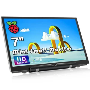 Raspberry Pi Screen 7 Inch Mini Small Monitor 800x480 HDMI Monitor IPS LCD Screen Display for Raspberry Pi 5/4/3/Zero/Jetson Nano/Orange Pi/Win11/10/8/7, No-Touch Raspberry Pi Screen 7 Inch Mini Small Monitor 800x480 HDMI Monitor IPS LCD Screen Display for Raspberry Pi 5/4/3/Zero/Jetson Nano/Orange Pi/Win11/10/8/7, No-Touch
