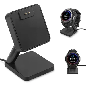 Desktop Charging Stand Compatible with Amazfit T-Rex 3 / T-Rex 3 Pro Smart Watch, Magnetic Charger Dock Replacement with 3.3FT USB Cable, Anti-Slip Charging Base Compatible with Helio Strap Desktop Charging Stand Compatible with Amazfit T-Rex 3 / T-Rex 3 Pro Smart Watch, Magnetic Charger Dock Replacement with 3.3FT USB Cable, Anti-Slip Charging Base Compatible with Helio Strap