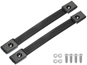Strap Handles Replacement 9.5 Inch, 2 Pcs Rubber Ampere Handles Pull with Metal Caps Luggage Spare Strap Handle Grip for Suitcase Box Case Speaker Cabinet, Black Strap Handles Replacement 9.5 Inch, 2 Pcs Rubber Ampere Handles Pull with Metal Caps Luggage Spare Strap Handle Grip for Suitcase Box Case Speaker Cabinet, Black