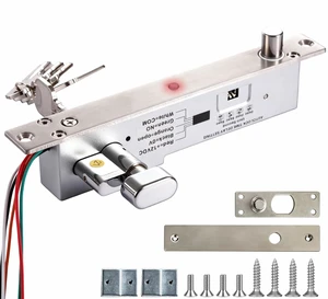 Keyed Electric Drop Bolt Lock with Manual Key Override Fail-Secure Heavy Duty for Commercial Access Control Security System Keyed Electric Drop Bolt Lock with Manual Key Override Fail-Secure Heavy Duty for Commercial Access Control Security System
