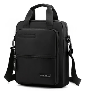Men's 14-inch Laptop Messenger Bag Nylon Large Shoulder Bag Business Waterproof Casual Black Crossbody Bag for Work Travel Outdoor Men's 14-inch Laptop Messenger Bag Nylon Large Shoulder Bag Business Waterproof Casual Black Crossbody Bag for Work Travel Outdoor