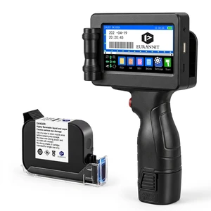 Handheld Inkjet Printer E55 with W6900K Fast-Drying Ink Cartridge, Portable Handheld Printer Gun 0.5 Inch Nozzle for Serial Numbers Logo DIY QRCode barcodes, Print on Carton Plastic Metal Handheld Inkjet Printer E55 with W6900K Fast-Drying Ink Cartridge, Portable Handheld Printer Gun 0.5 Inch Nozzle for Serial Numbers Logo DIY QRCode barcodes, Print on Carton Plastic Metal