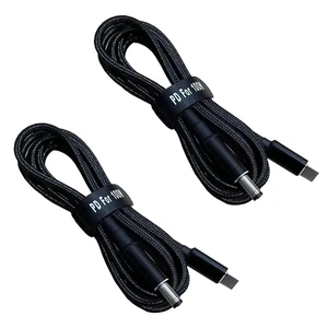 2PCS 5.9ft 100W 20V 5A PD Trigger USB Type C Male Input to DC 5.5 x 2.1mm Male Power Cable 2PCS 5.9ft 100W 20V 5A PD Trigger USB Type C Male Input to DC 5.5 x 2.1mm Male Power Cable