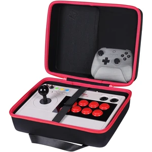 Hard Case Compatible with 8Bitdo Arcade Stick for Xbox Series X S Portable Travel Design, Spacious Interior, Water-Resistant Exterior, Double Zippers And Grip Handle Hard Case Compatible with 8Bitdo Arcade Stick for Xbox Series X S Portable Travel Design, Spacious Interior, Water-Resistant Exterior, Double Zippers And Grip Handle