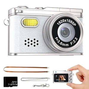Mini Digital Camera with 0.96 in LCD Screen 1080P 8GB Card Feel of Old 90s Photographs, Keychain Size, Birthday Gifts (White) Mini Digital Camera with 0.96 in LCD Screen 1080P 8GB Card Feel of Old 90s Photographs, Keychain Size, Birthday Gifts (White)