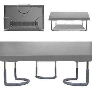 3 Under Desk Laptop Mount, Metal Anti Scratch Holder with Screws 2.7 x 2.2 x 1.9 In, Shelf for Keyboard Tablet Storage, Rubberized Bracket, Fits Devices up to 40mm Thick, Desk Organizer 3 Under Desk Laptop Mount, Metal Anti Scratch Holder with Screws 2.7 x 2.2 x 1.9 In, Shelf for Keyboard Tablet Storage, Rubberized Bracket, Fits Devices up to 40mm Thick, Desk Organizer