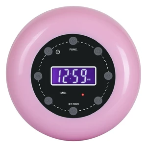 HX-159CR Shower Clock Radio, FM, Bluetooth, Waterproof (Pink) Digital Clock, LCD Display, Bluetooth with Hand-Free, IPX4 Waterproof, Built-in Rechargeable Battery, Unique Suction Cup HX-159CR Shower Clock Radio, FM, Bluetooth, Waterproof (Pink) Digital Clock, LCD Display, Bluetooth with Hand-Free, IPX4 Waterproof, Built-in Rechargeable Battery, Unique Suction Cup