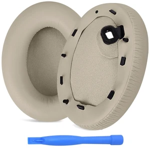 Ear Pads Replacement for Sony WH-1000XM4 Noise Cancelling Headphone by - Memory Foam and Protein PU Ear Pad Cushions - Noise Isolation Earpads Replacement - Silver Ear Pads Replacement for Sony WH-1000XM4 Noise Cancelling Headphone by - Memory Foam and Protein PU Ear Pad Cushions - Noise Isolation Earpads Replacement - Silver