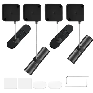 2pcs Remote Control Tether, 6.5 Ft TV Remote Control Leash, Retractable Safety Lock with Adjustable Lock Strap for TV Remotes, Game Controllers, Tablets and Showrooms 2pcs Remote Control Tether, 6.5 Ft TV Remote Control Leash, Retractable Safety Lock with Adjustable Lock Strap for TV Remotes, Game Controllers, Tablets and Showrooms