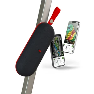 Pin Point Golf Speaker with GPS, 40K+ Courses, IPX7 Waterproof, Red GPS speaker powered by Golf Logix, 40,000+ courses - stereo sound, magnet mount, USB-C rechargeable Pin Point Golf Speaker with GPS, 40K+ Courses, IPX7 Waterproof, Red GPS speaker powered by Golf Logix, 40,000+ courses - stereo sound, magnet mount, USB-C rechargeable