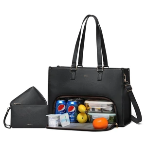 3pcs Laptop Bag for Women 15.6 inch and Lunch Tote Bag for Women with Insulated Lunch Compartment Computer Briefcase 3pcs Laptop Bag for Women 15.6 inch and Lunch Tote Bag for Women with Insulated Lunch Compartment Computer Briefcase