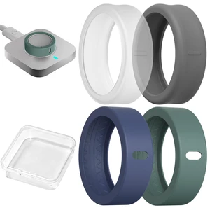 Ring Cover for Oura Ring Gen 4/4 Ceramic/Gen 3 Horizon/Heritage Exclusive Dual-Texture, with Storage Case, Anti-Scratch, Soft Silicone Smart Ring Covers Protector for Women Men, Daily Wear Ring Cover for Oura Ring Gen 4/4 Ceramic/Gen 3 Horizon/Heritage Exclusive Dual-Texture, with Storage Case, Anti-Scratch, Soft Silicone Smart Ring Covers Protector for Women Men, Daily Wear