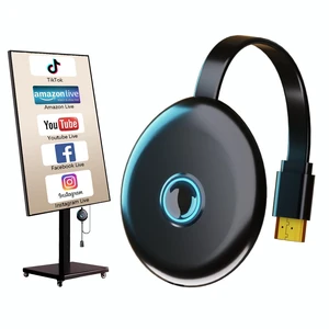 Wireless Display Adapter for Screen Mirroring, Landscape Portrait Display Mirror content from compatible devices to displays with landscape and portrait modes for flexible viewing Wireless Display Adapter for Screen Mirroring, Landscape Portrait Display Mirror content from compatible devices to displays with landscape and portrait modes for flexible viewing