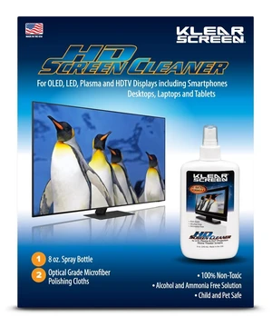 Electronic Cleaner Kit - Streak-Free 8 oz. - Green 236.5 ml, Unscented Formula, Chamois And Terry Microfiber, Lint-Free, Streak-Free Finish, For TVs Phones Tablets Electronic Cleaner Kit - Streak-Free 8 oz. - Green 236.5 ml, Unscented Formula, Chamois And Terry Microfiber, Lint-Free, Streak-Free Finish, For TVs Phones Tablets