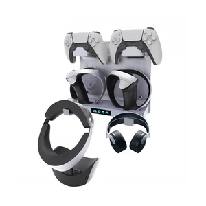 Controller Charging Station Wall Mount for VR 2 Controller Holder Wall Hanging Vertical Charging Stand Dock Controller Headphone Holder Storage Stand Hook Controller Charging Station Wall Mount for VR 2 Controller Holder Wall Hanging Vertical Charging Stand Dock Controller Headphone Holder Storage Stand Hook