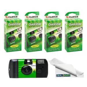 QuickSnap Flash 400 One-Time-Use Camera (4-Pack) QuickSnap Flash 400 One-Time-Use Camera (4-Pack)