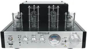 BluTube SG 70W Bluetooth Tube Amplifier/Home Theater Receiver | Optical / Coaxial / RCA / USB Inputs, Sub Output, Headphone Out, VU Meter, 2-Band EQ, Stereo, Banana Plug Terminals BluTube SG 70W Bluetooth Tube Amplifier/Home Theater Receiver | Optical / Coaxial / RCA / USB Inputs, Sub Output, Headphone Out, VU Meter, 2-Band EQ, Stereo, Banana Plug Terminals