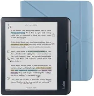 Libra Colour Black eReader with Case Bundle Libra Colour Black eReader with Case Bundle