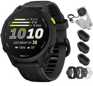 Forerunner 70, 1.2" AMOLED GPS Running Watch, Training Readiness, 13-Day Battery, Black, 010-04307-00 w/Deco Essentials 20mm Nylon Bands 3-Pack, Charging Dock & 3-Pack Dust Cover Forerunner 70, 1.2" AMOLED GPS Running Watch, Training Readiness, 13-Day Battery, Black, 010-04307-00 w/Deco Essentials 20mm Nylon Bands 3-Pack, Charging Dock & 3-Pack Dust Cover