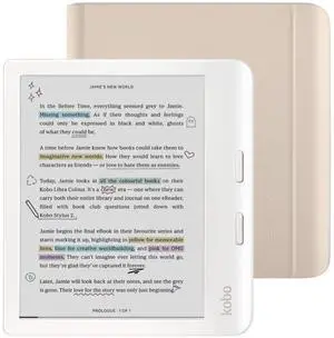 Libra Colour White eReader with Case Bundle Libra Colour White eReader with Case Bundle